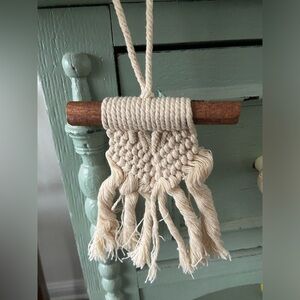 hanging christmas decoration fabric natural